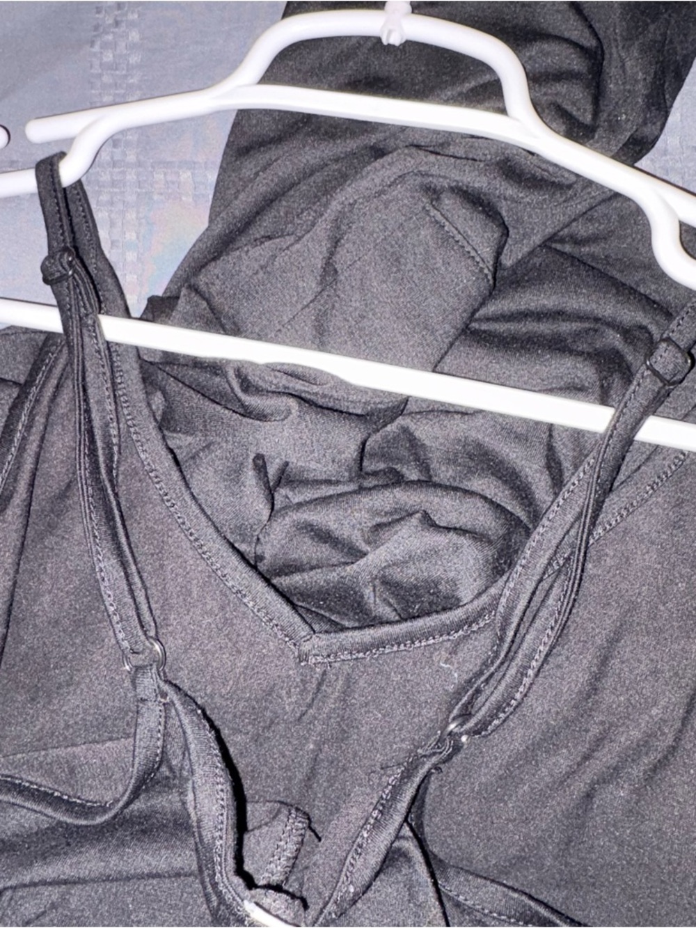 Black Women's Jumpsuit - Romper with Side Pockets - Picture 5 of 7